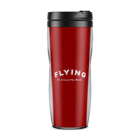 Thumbnail for Flying All Around The World Designed Travel Mugs