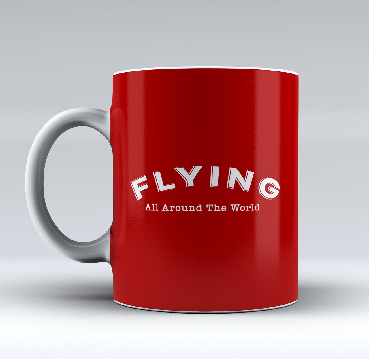Flying All Around The World Designed Mugs