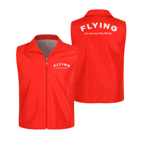 Thumbnail for Flying All Around The World Designed Thin Style Vests