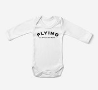 Thumbnail for Flying All Around The World Designed Baby Bodysuits