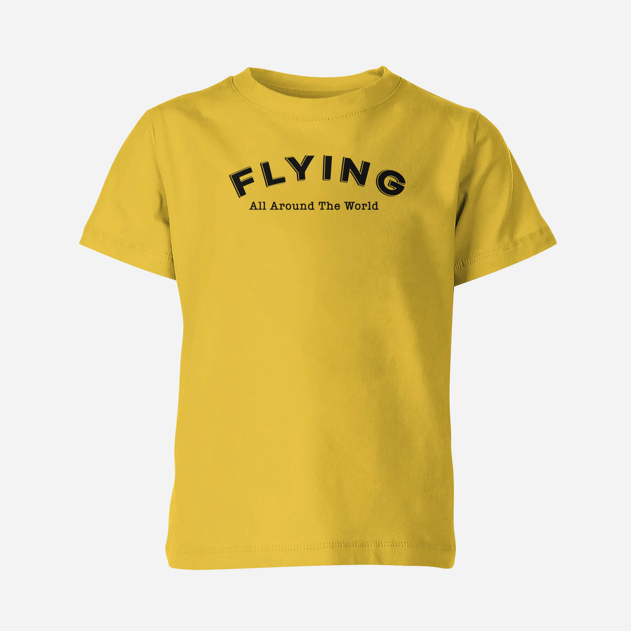 Flying All Around The World Designed Children T-Shirts