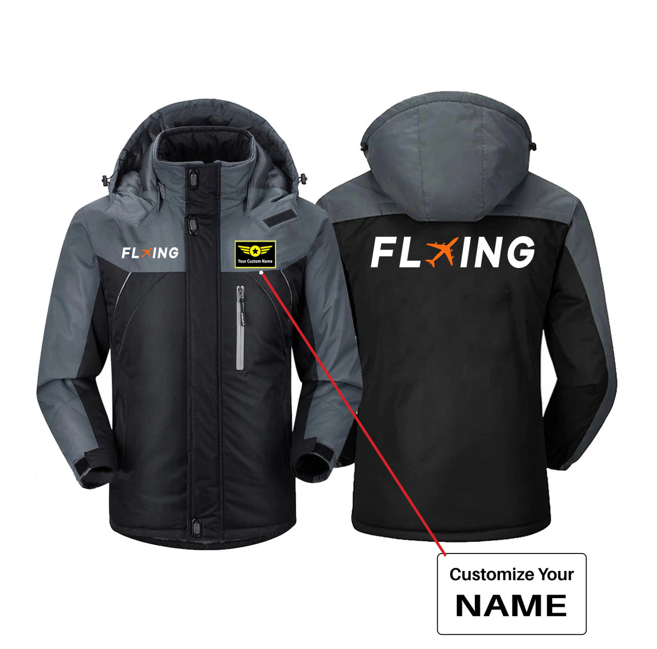 Flying Designed Thick Winter Jackets
