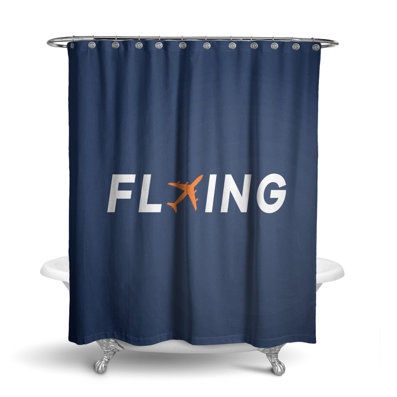 Flying Designed Shower Curtains