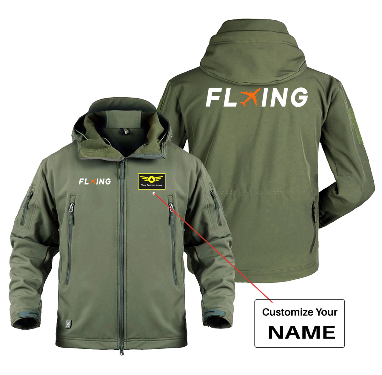 Flying Designed Military Jackets (Customizable)