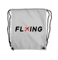 Thumbnail for Flying Designed Drawstring Bags