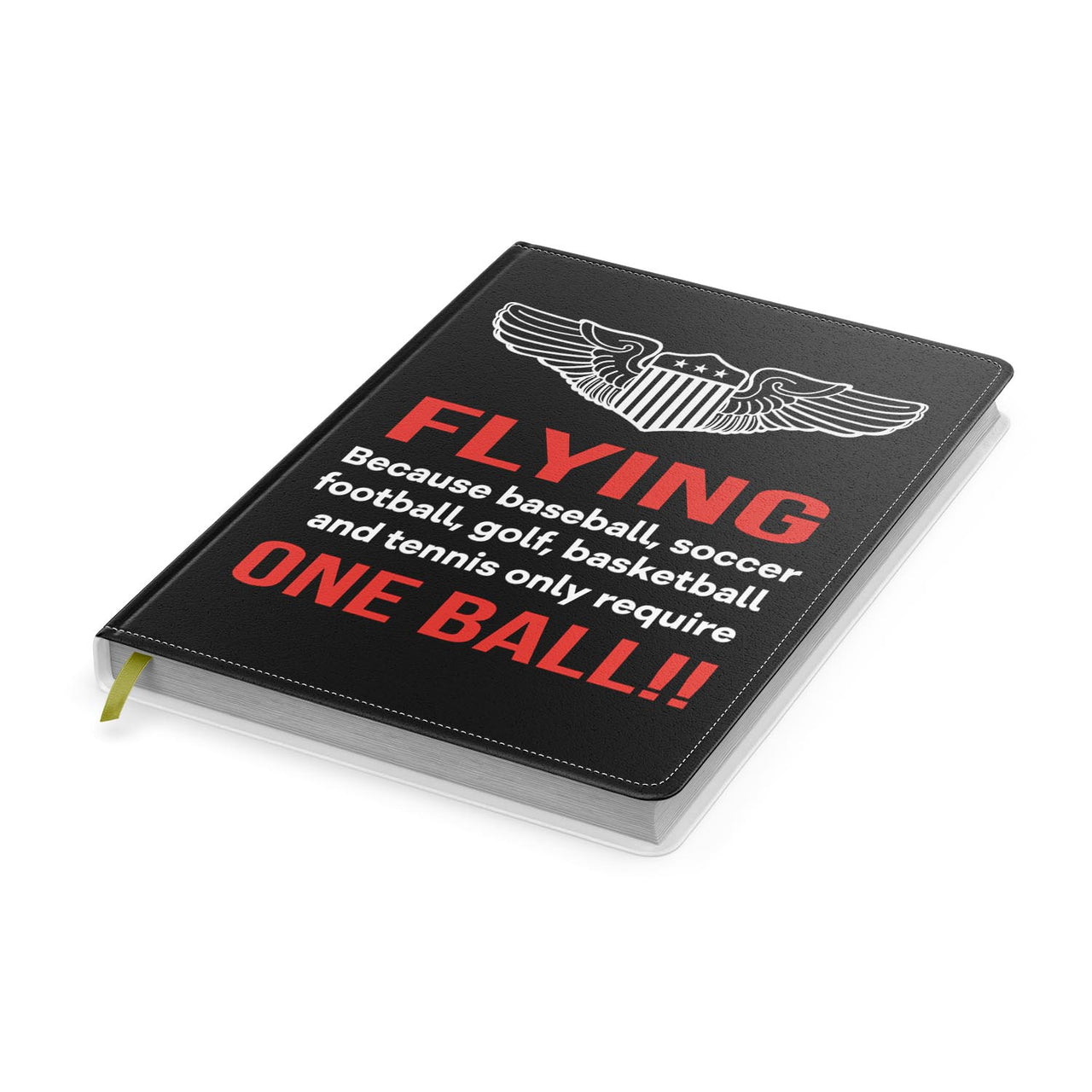 Flying One Ball Designed Notebooks