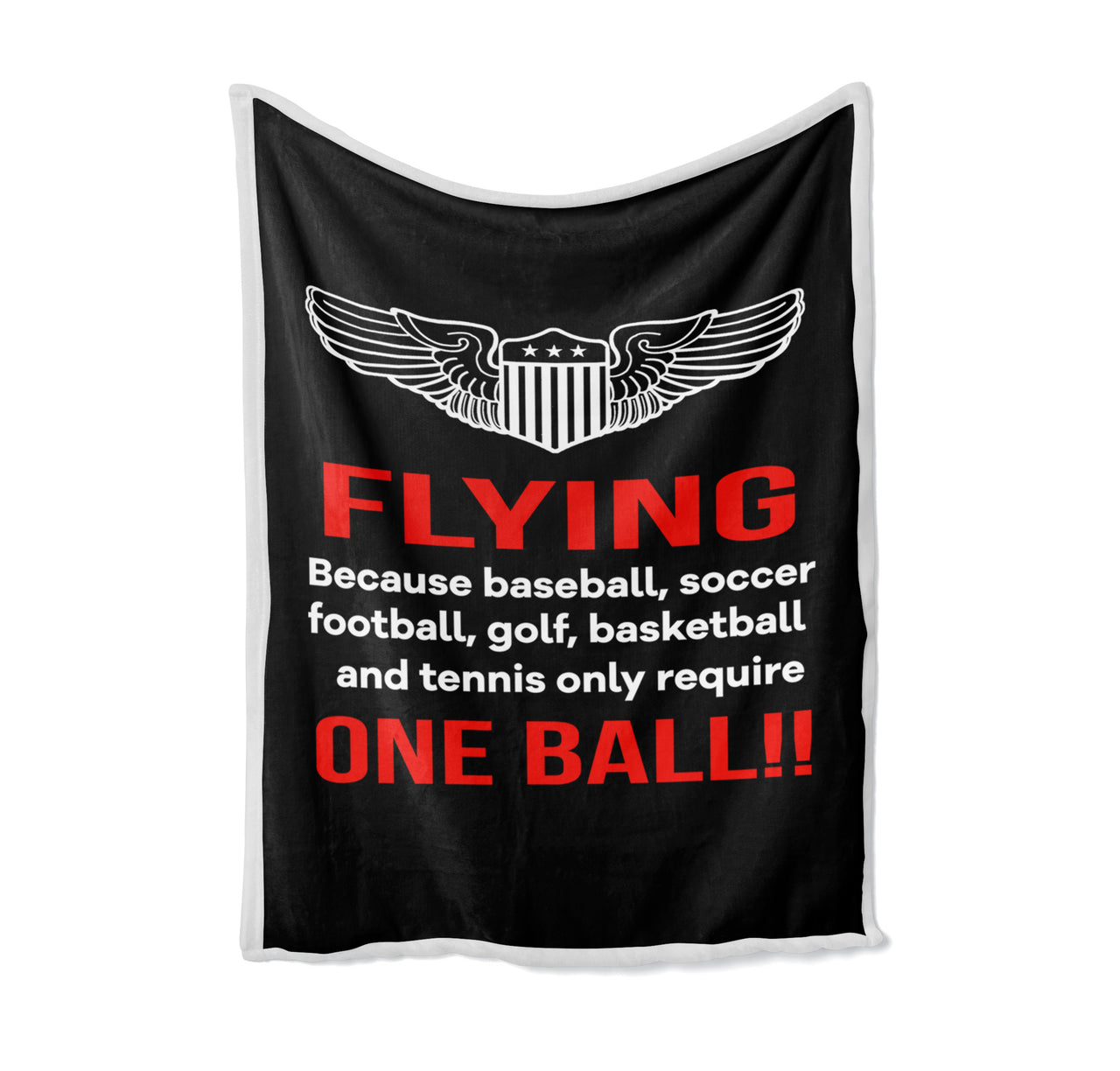 Flying One Ball Designed Bed Blankets & Covers