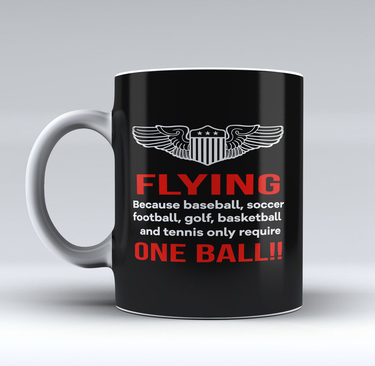 Flying One Ball Designed Mugs