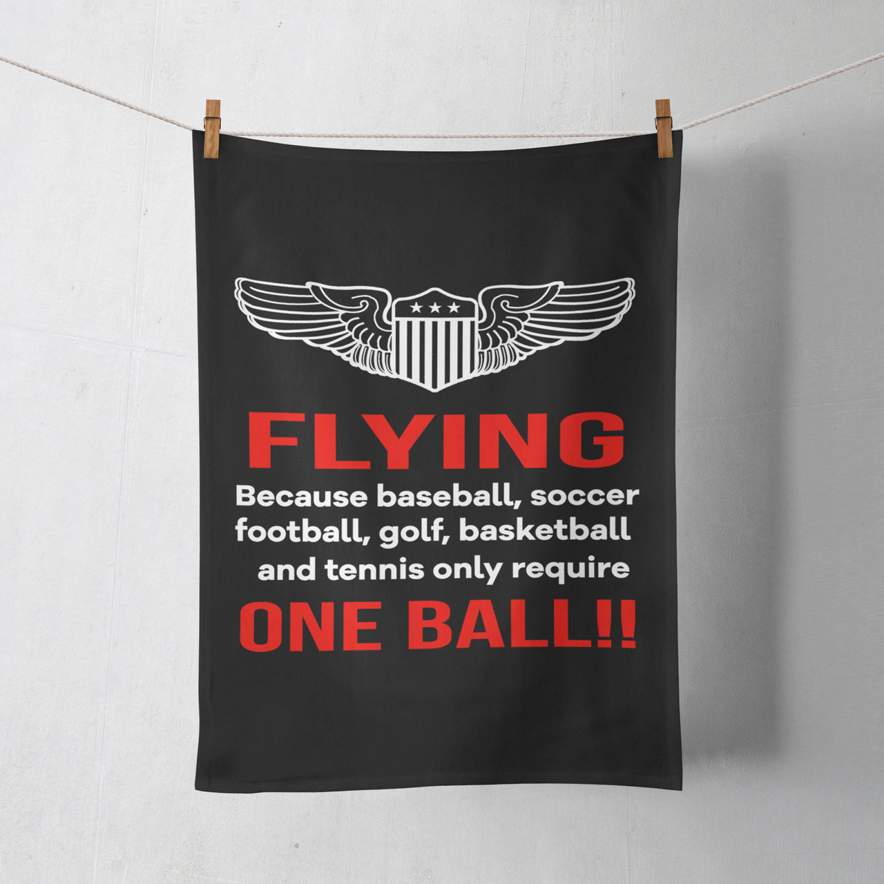Flying One Ball Designed Towels