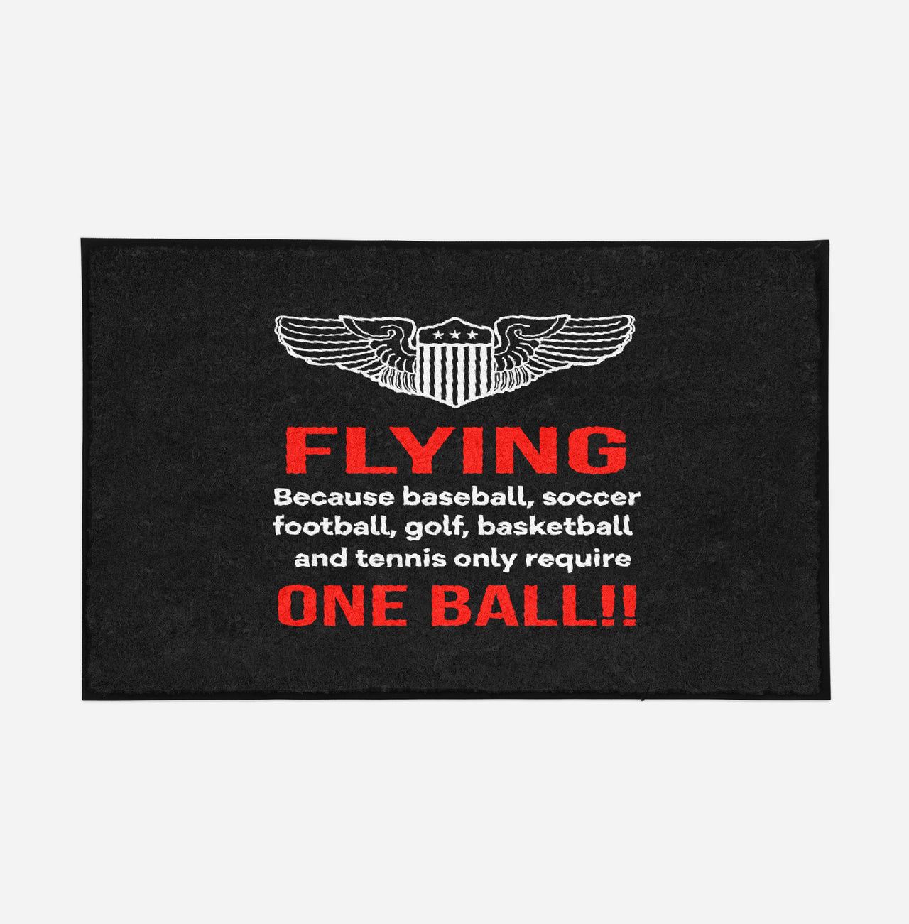 Flying One Ball Designed Door Mats