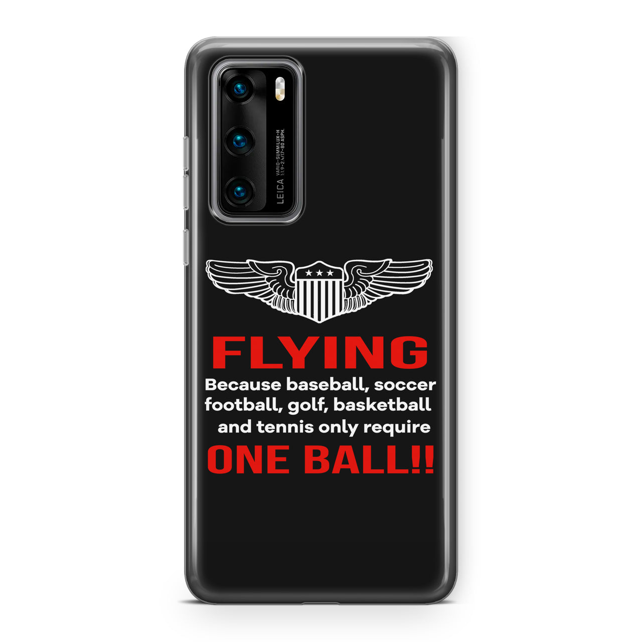 Flying One Ball Designed Huawei Cases