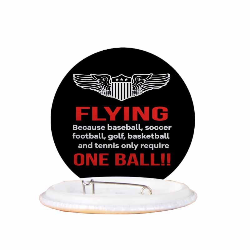 Flying One Ball Designed Pins