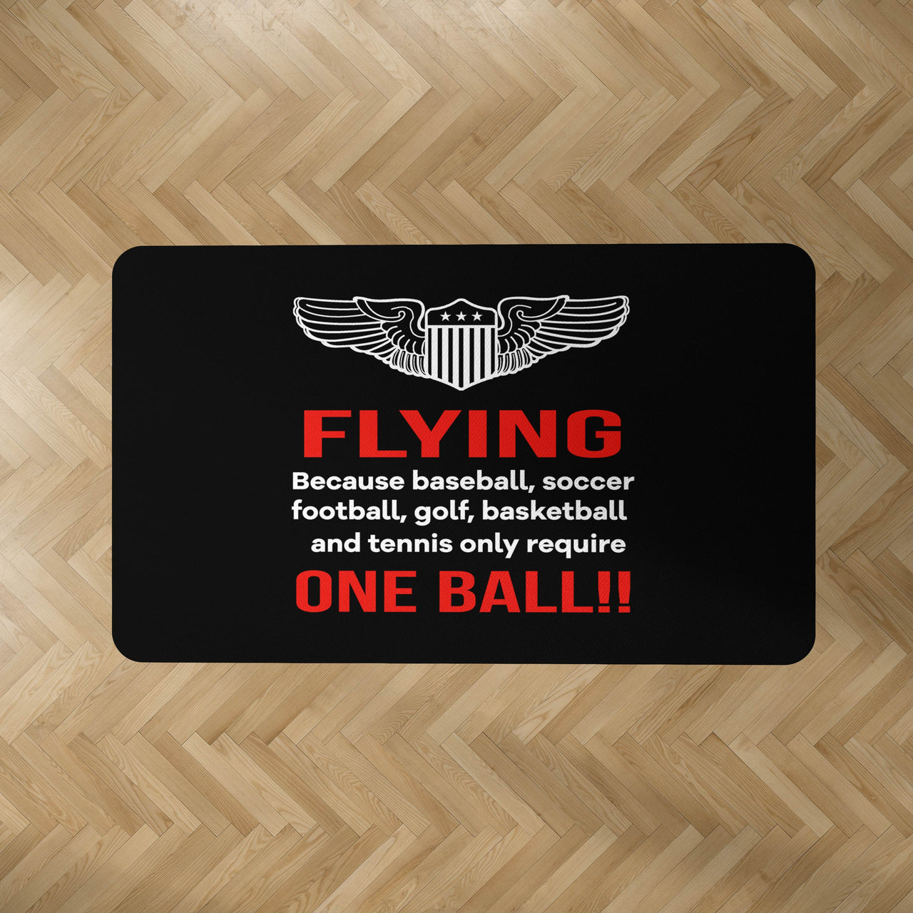 Flying One Ball Designed Carpet & Floor Mats