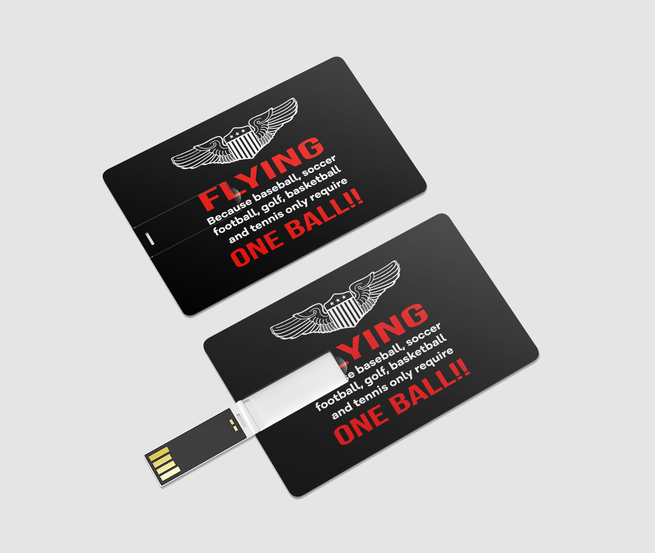 Flying One Ball Designed USB Cards