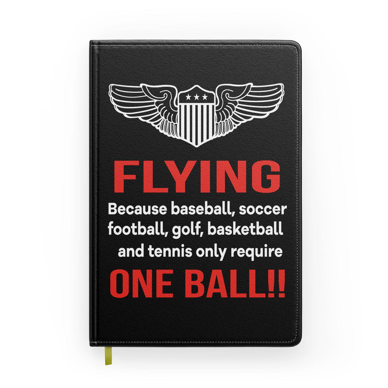 Flying One Ball Designed Notebooks