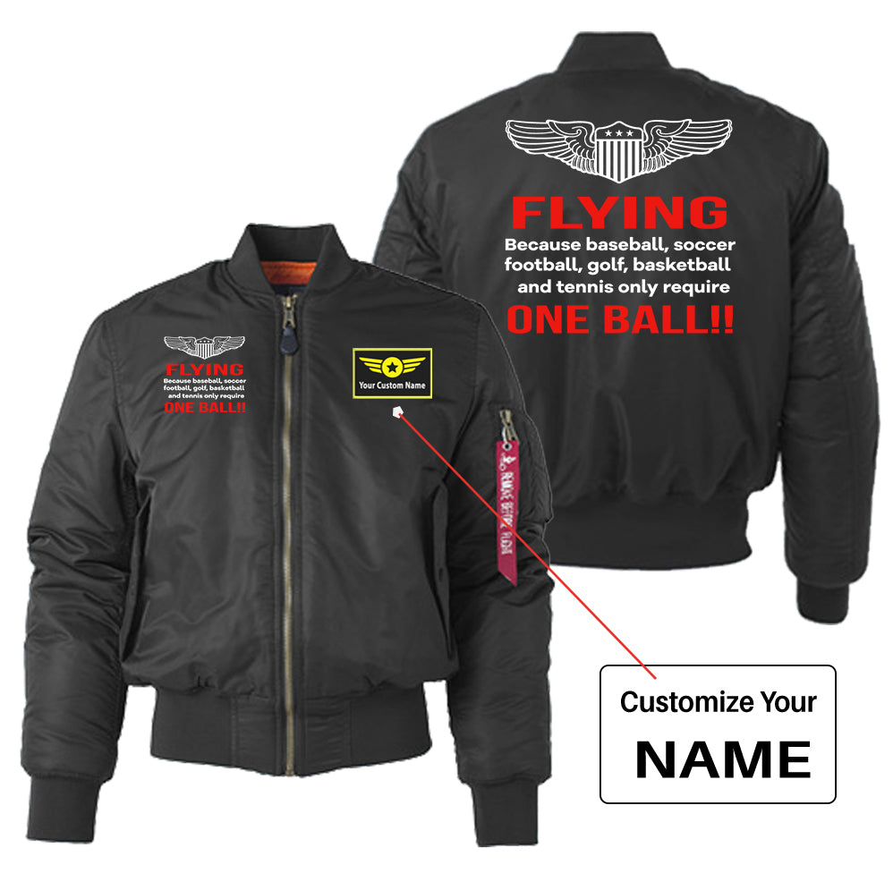 Flying One Ball Designed "Women" Bomber Jackets