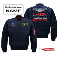 Thumbnail for Flying One Ball Designed Pilot Jackets (Customizable)