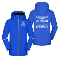 Thumbnail for Flying One Ball Designed Rain Coats & Jackets
