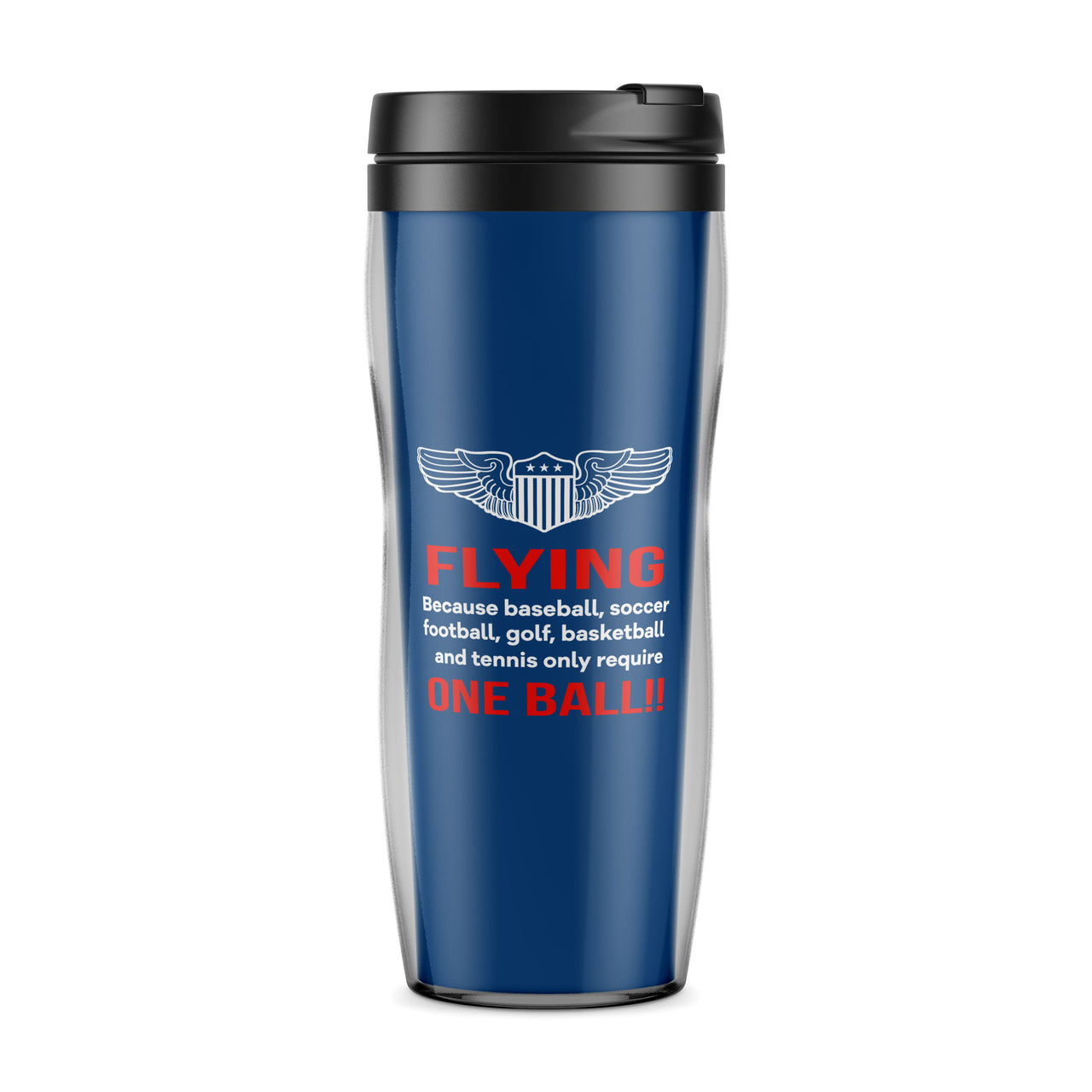 Flying One Ball Designed Travel Mugs