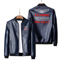 Thumbnail for Flying One Ball Designed PU Leather Jackets
