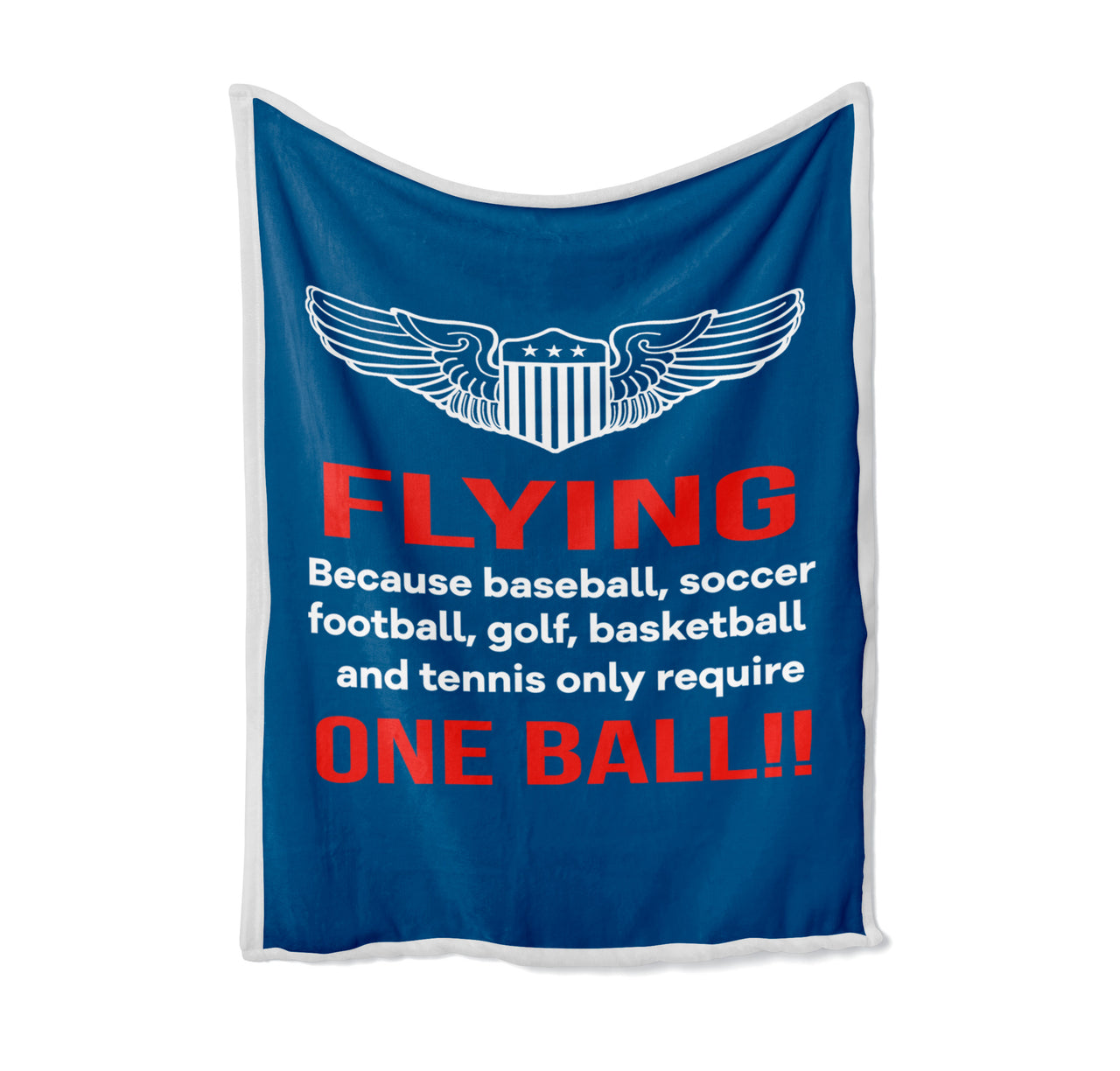 Flying One Ball Designed Bed Blankets & Covers