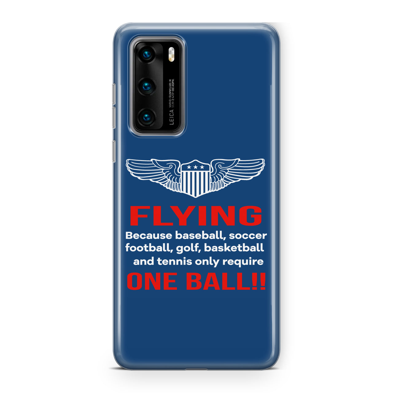 Flying One Ball Designed Huawei Cases