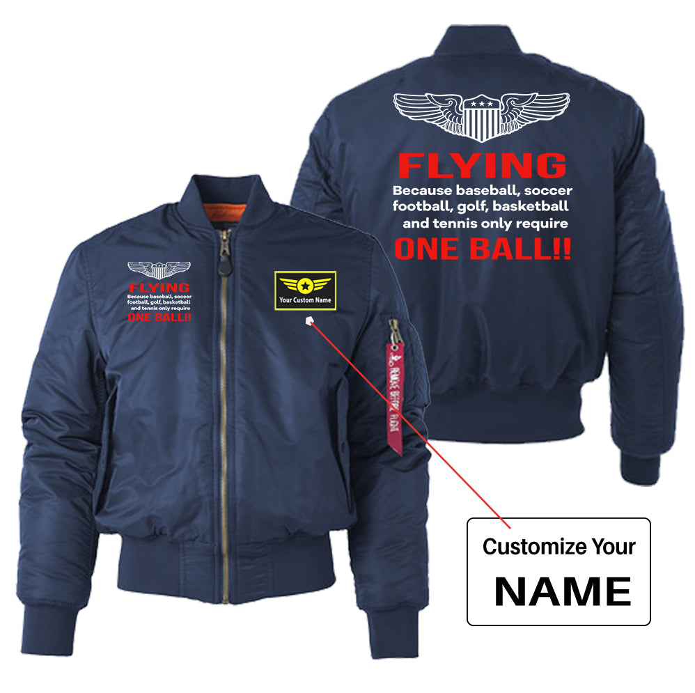 Flying One Ball Designed "Women" Bomber Jackets