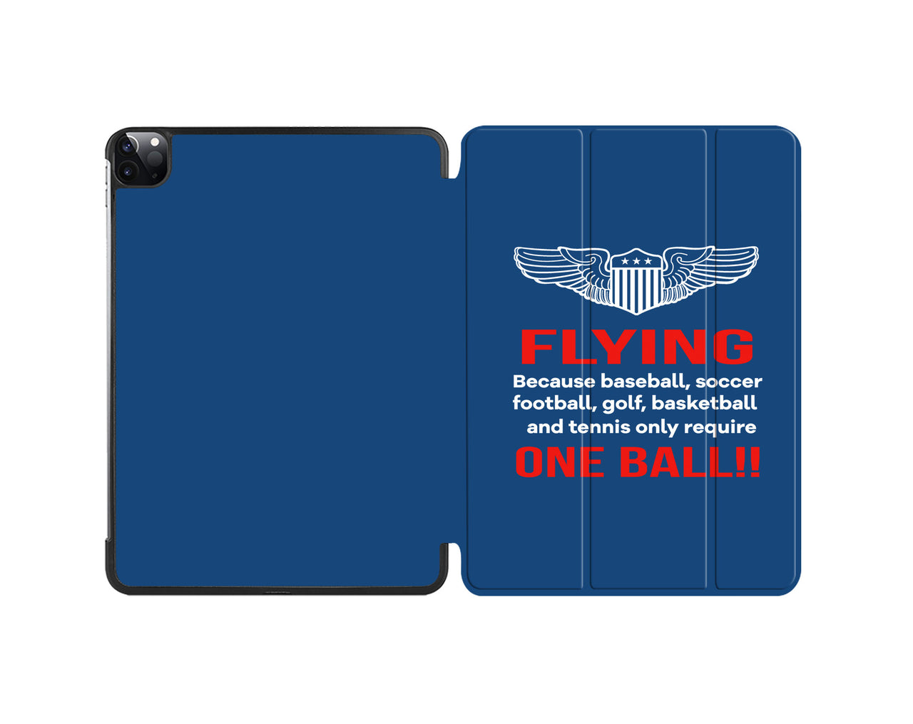 Flying One Ball Designed iPad Cases