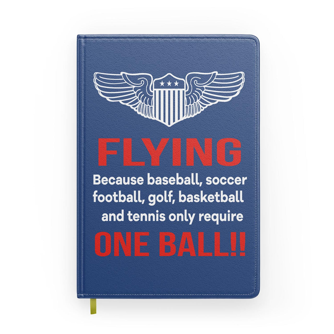 Flying One Ball Designed Notebooks