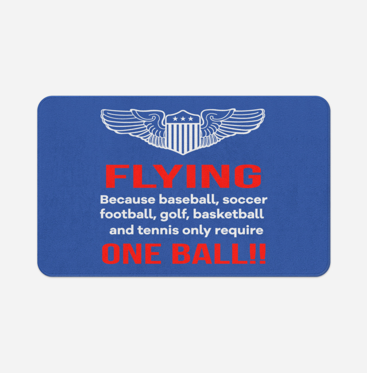 Flying One Ball Designed Bath Mats