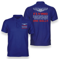 Thumbnail for Flying One Ball Designed Double Side Polo T-Shirts