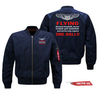 Thumbnail for Flying One Ball Designed Pilot Jackets (Customizable)