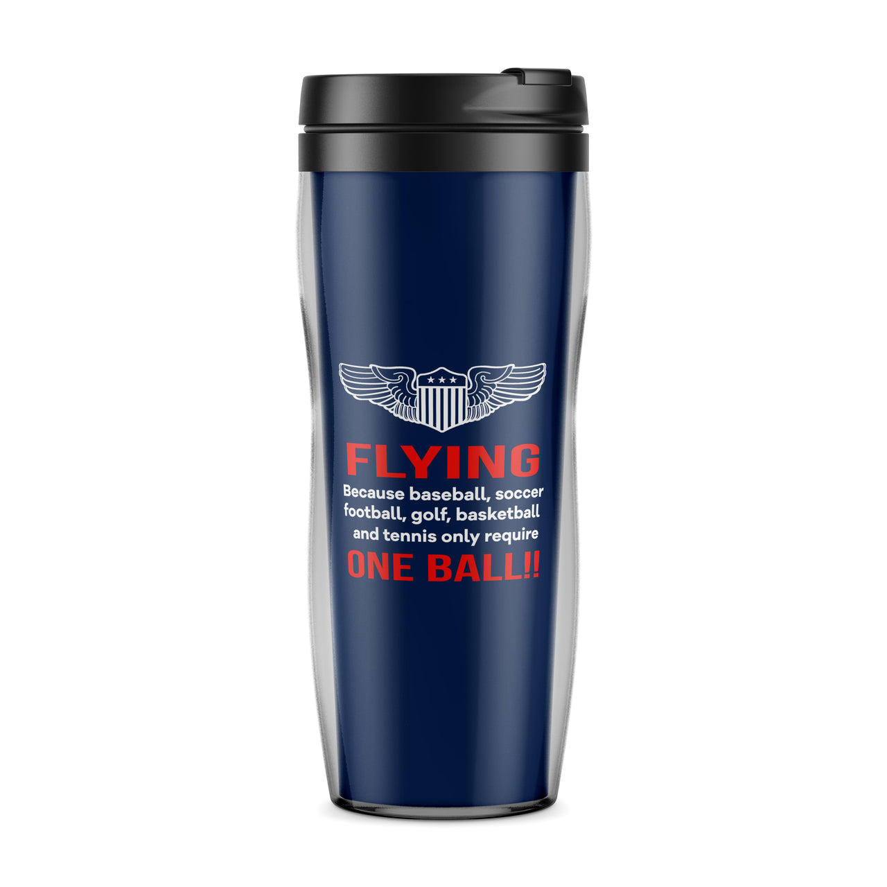 Flying One Ball Designed Travel Mugs