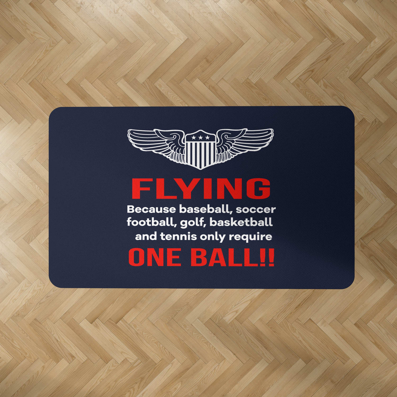 Flying One Ball Designed Carpet & Floor Mats