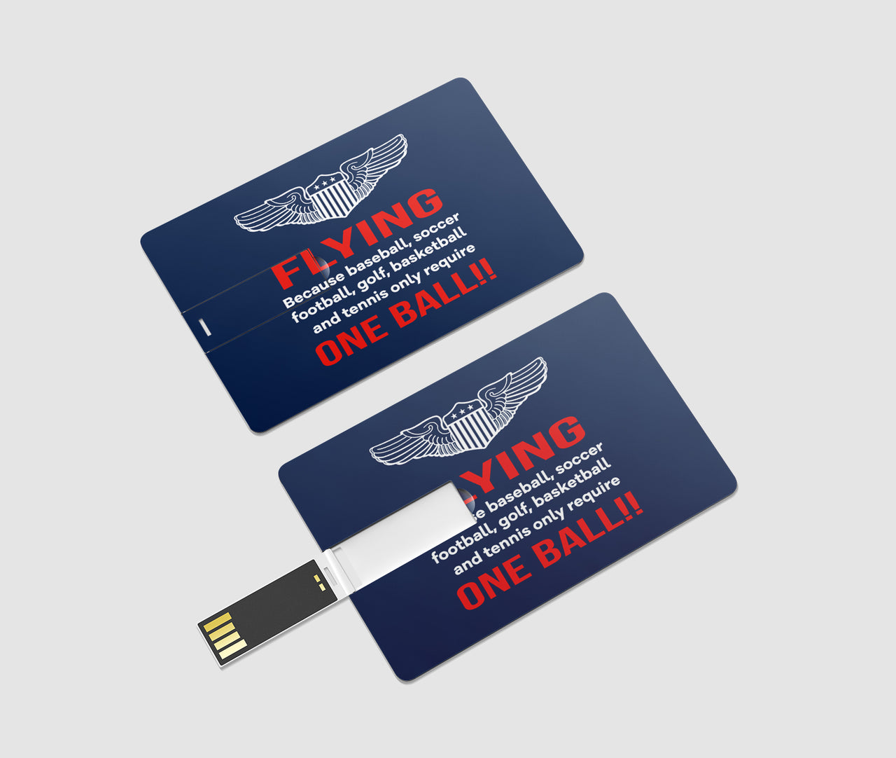 Flying One Ball Designed USB Cards