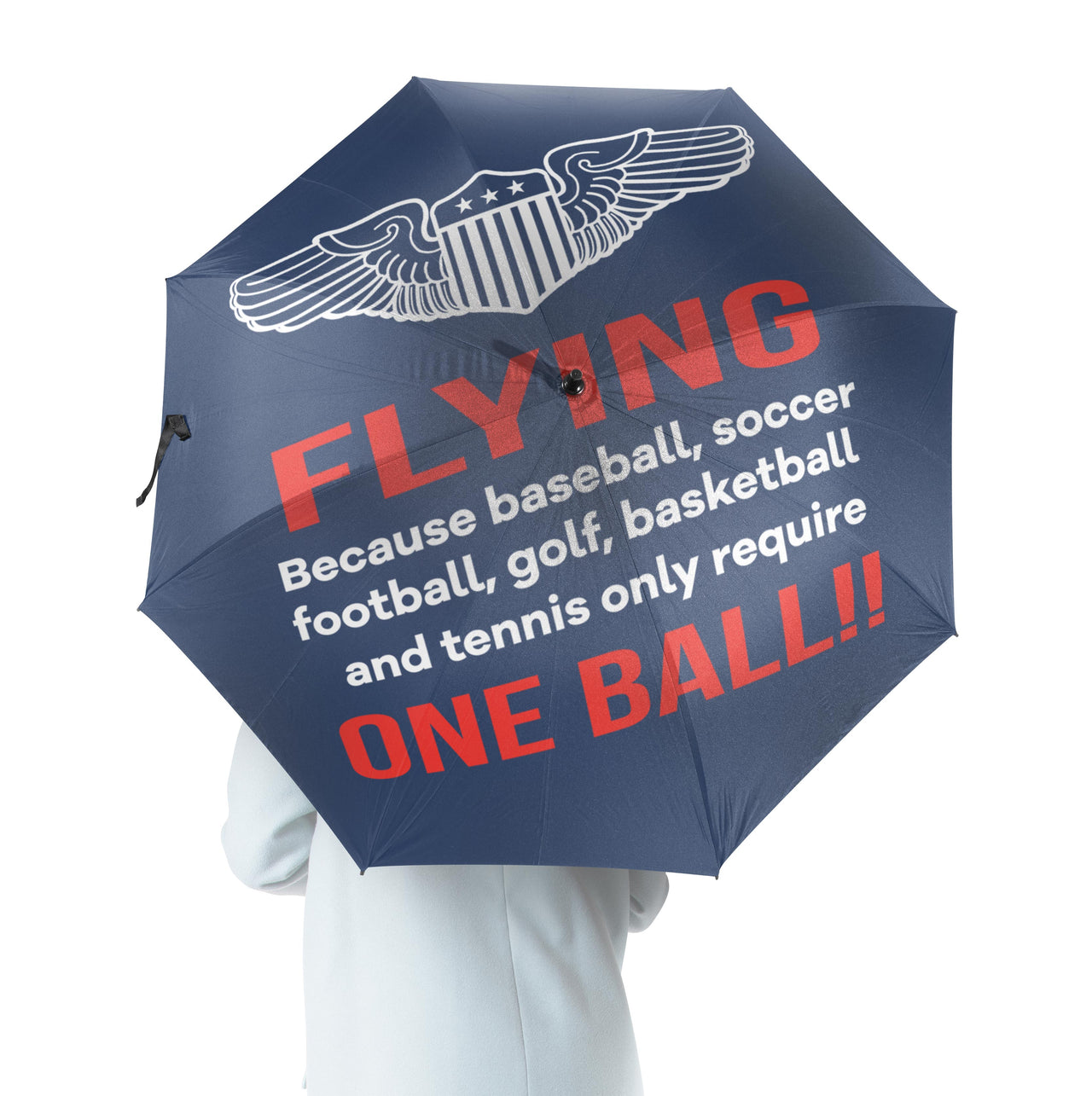 Flying One Ball Designed Umbrella