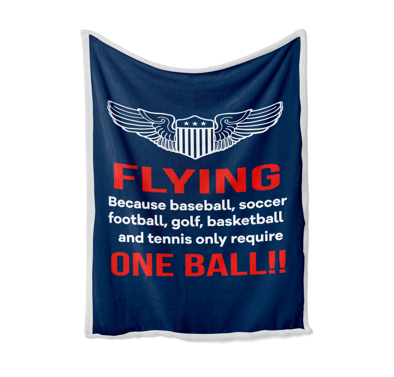Flying One Ball Designed Bed Blankets & Covers