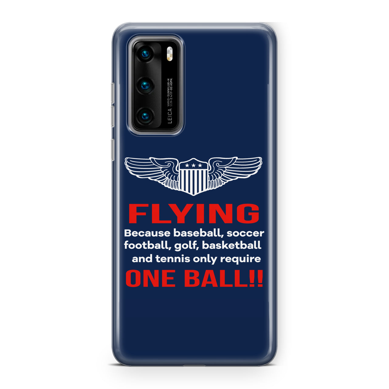 Flying One Ball Designed Huawei Cases
