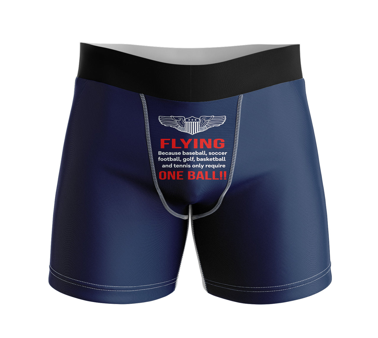 Flying One Ball Designed Men Boxers