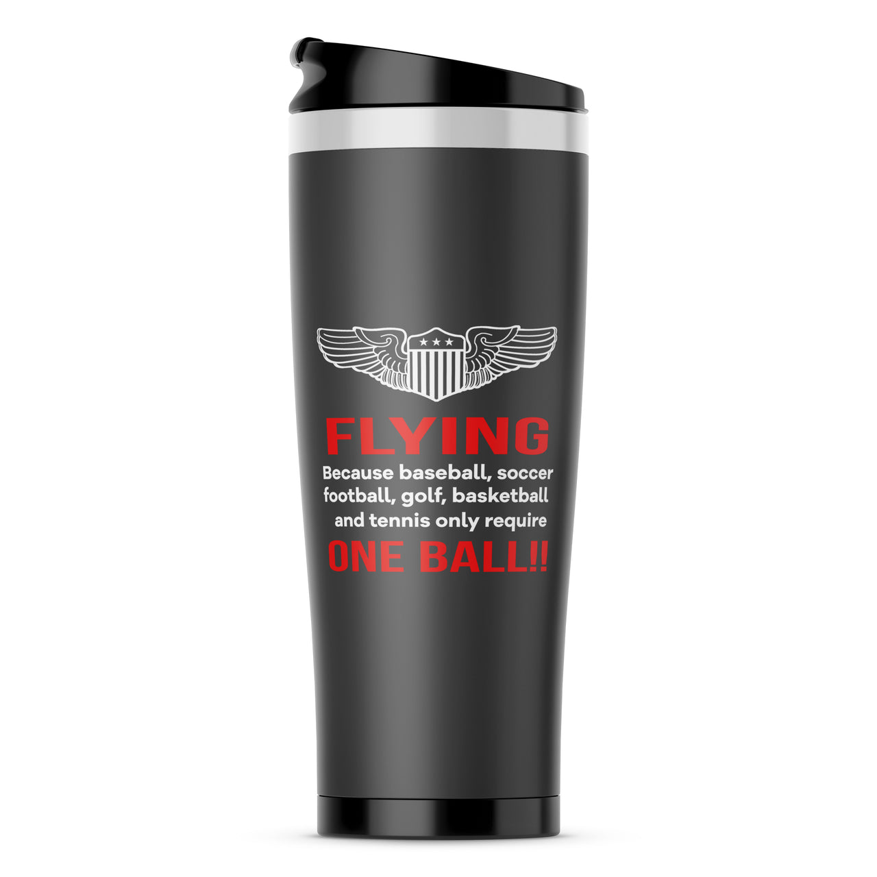 Flying One Ball Designed Travel Mugs