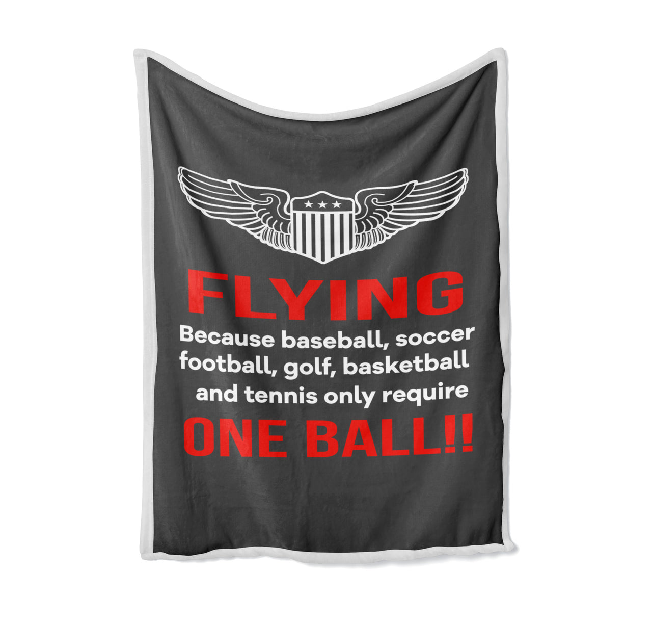 Flying One Ball Designed Bed Blankets & Covers