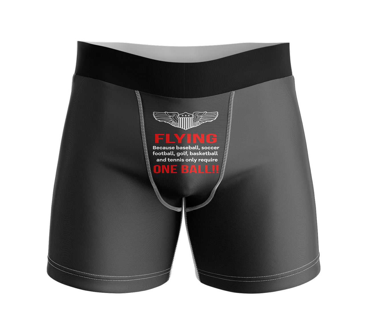 Flying One Ball Designed Men Boxers