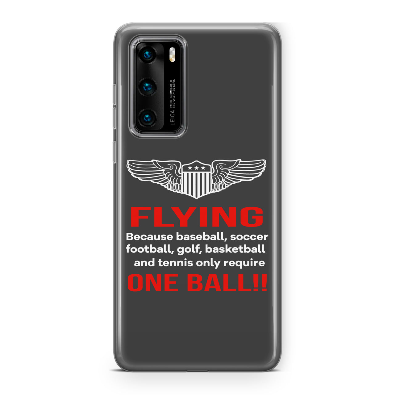 Flying One Ball Designed Huawei Cases
