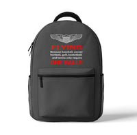 Thumbnail for Flying One Ball Designed 3D Backpacks