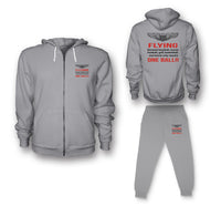 Thumbnail for Flying One Ball Designed Zipped Hoodies & Sweatpants Set