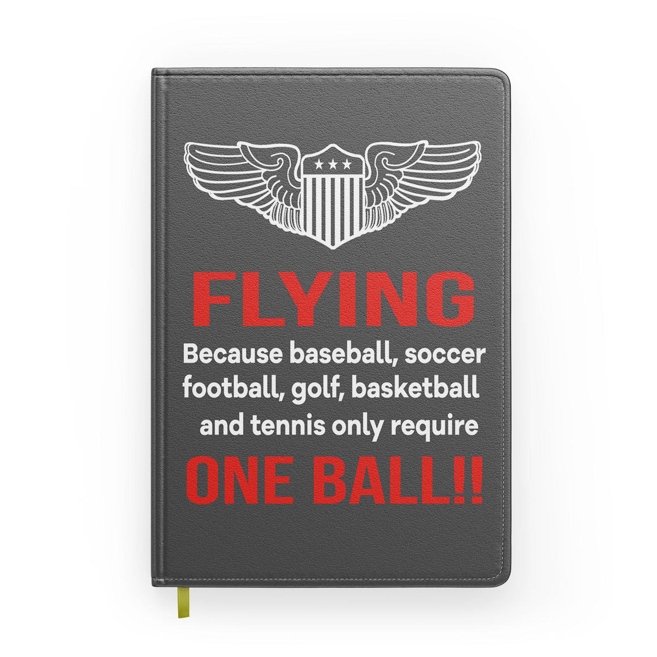 Flying One Ball Designed Notebooks