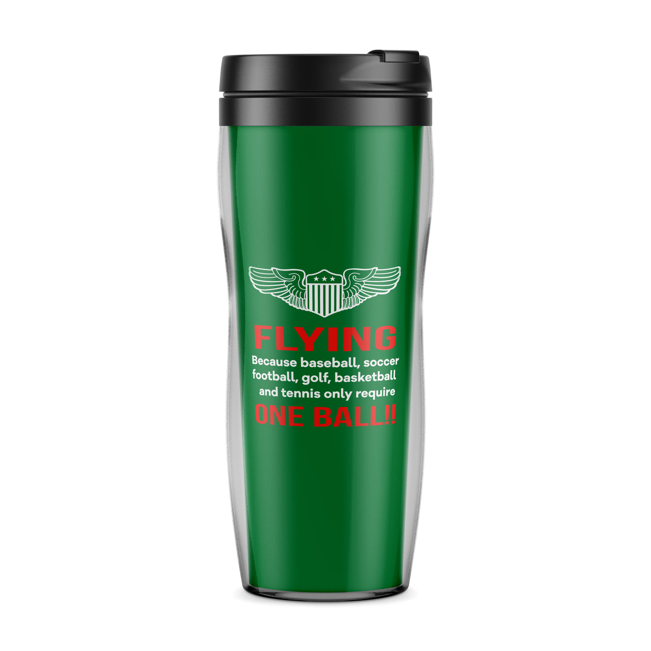 Flying One Ball Designed Travel Mugs