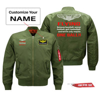 Thumbnail for Flying One Ball Designed Pilot Jackets (Customizable)
