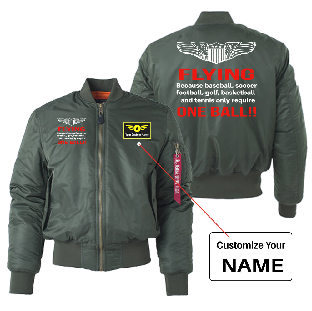 Flying One Ball Designed "Women" Bomber Jackets