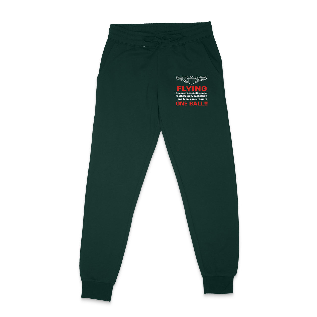 Flying One Ball Designed Sweatpants